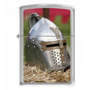 Zapalniczka benzynowa Zippo Hełm Brushed Chrome